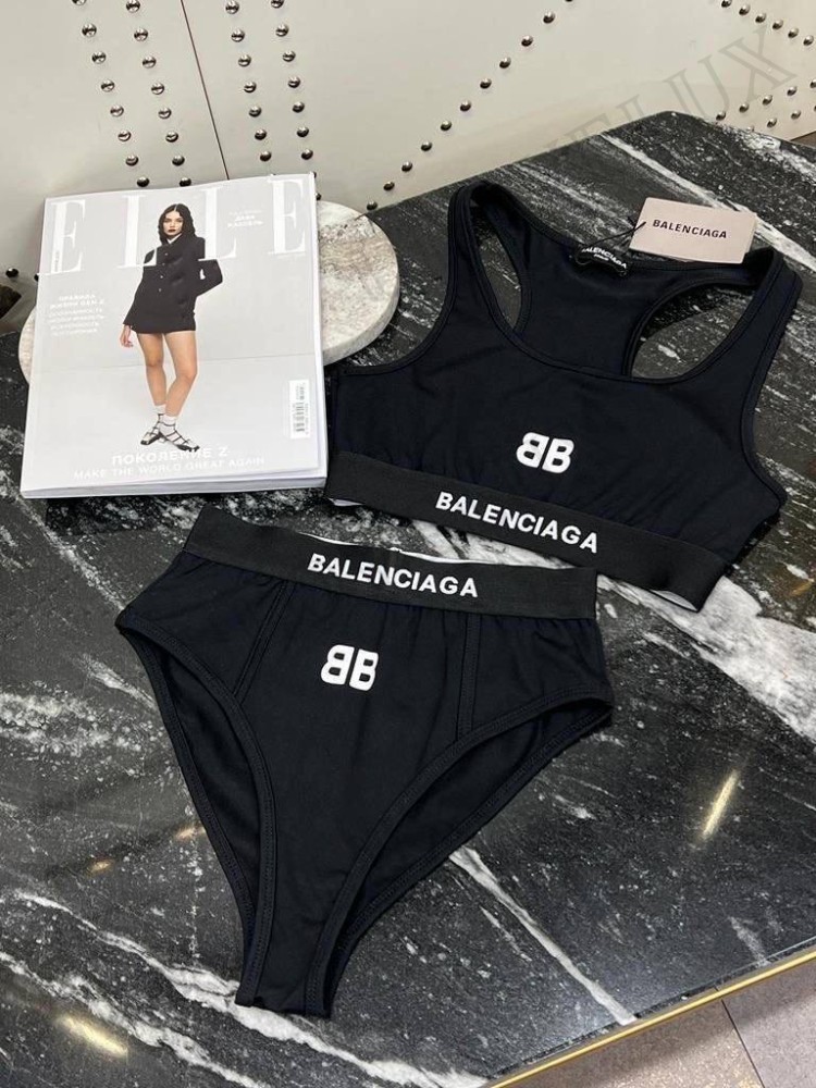 Buy Underwear Balenciaga logo-waist cotton briefs (674838-4A8B8)